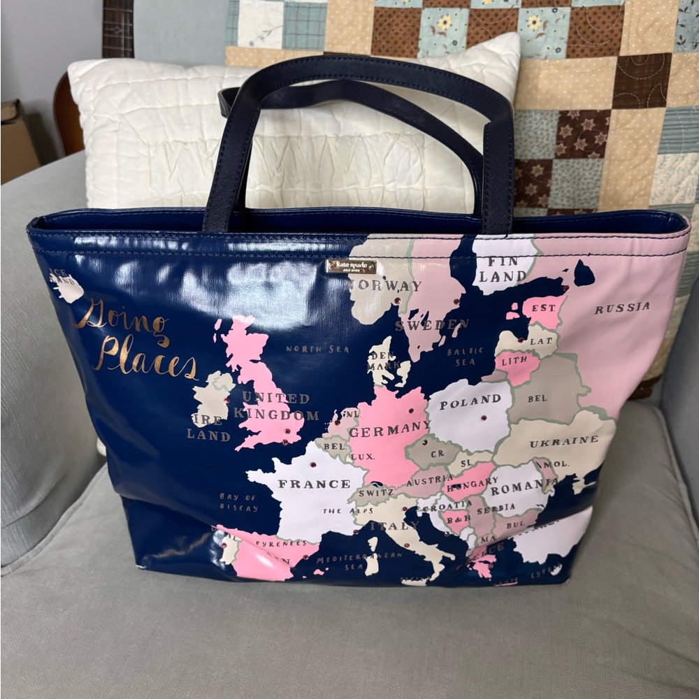 Kate Spade Expand Horizons Going Places Francis tote